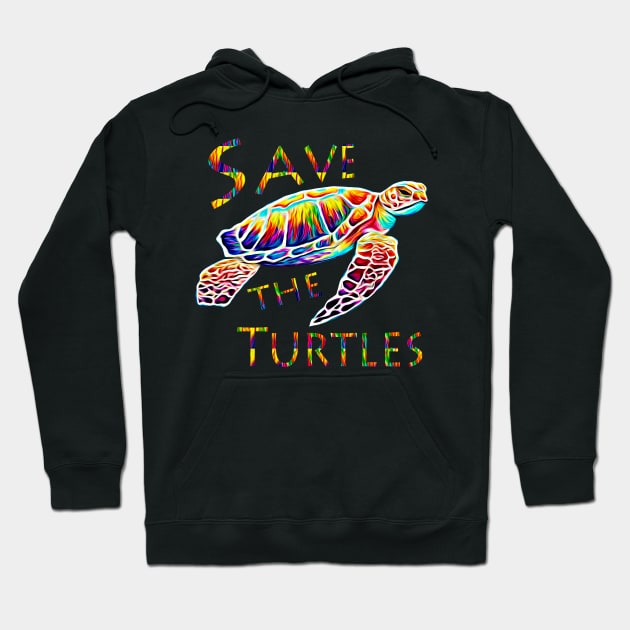 Save The Turtles Hoodie by RockettGraph1cs